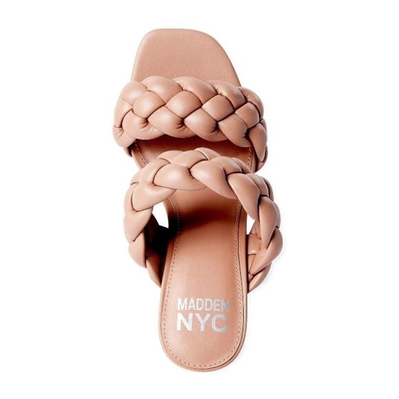 Womens Braided Dress Up Block Heeled Shoes Size 9 - Picture 7 of 10